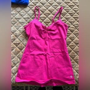 Lululemon hot pink tank